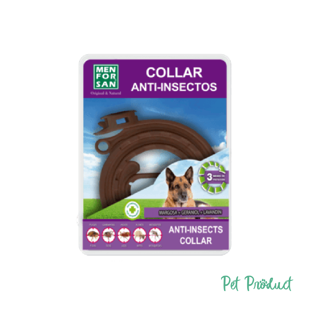 Men For San Collier Anti-Insectes Pour Chien