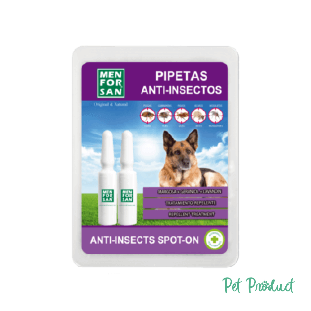 Men For San Pipettes "Spot-On" Anti-Insectes Pour Chien (x2)