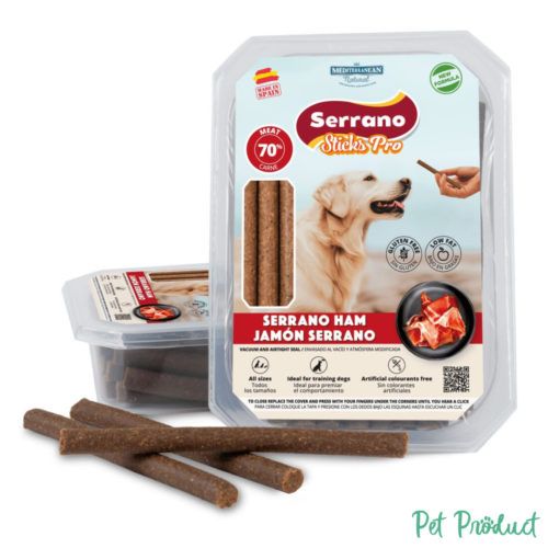 Serrano Sticks Pro Ham – Friandises chien jambon Serrano 70 % viande sans gluten