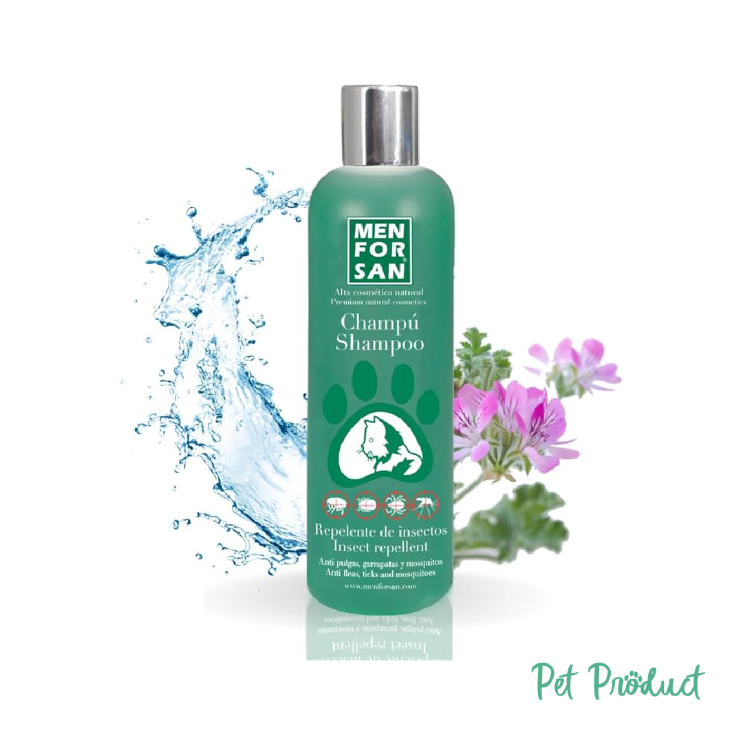 Men For San Shampooing Répulsif Contre Les Insectes Pour Chat 300ml (DATA 11/11/24) 90%
