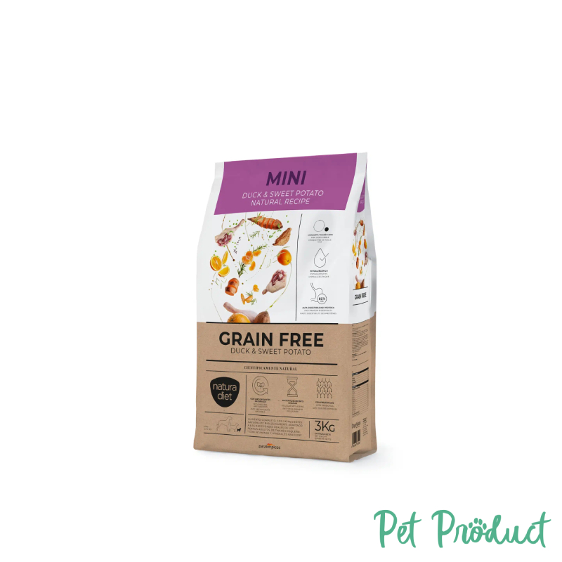 Natura Diet Dog Grain Free Duck & Sweet Potato Mini