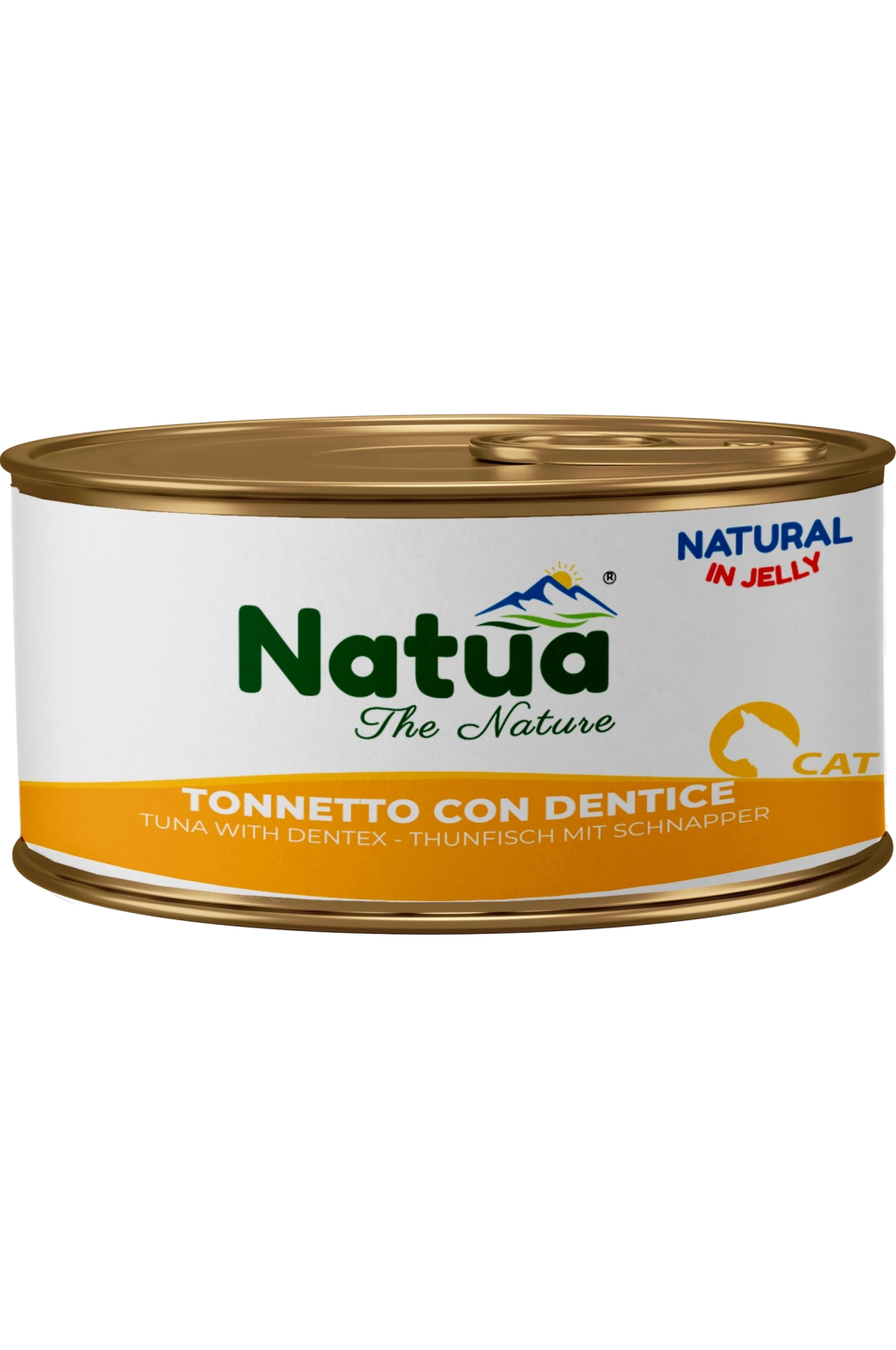 0009 Natua Natural in jelly cat (Thon avec Vivaneau 85g) Cat Jelly Cans Tuna with Vivaneaue)