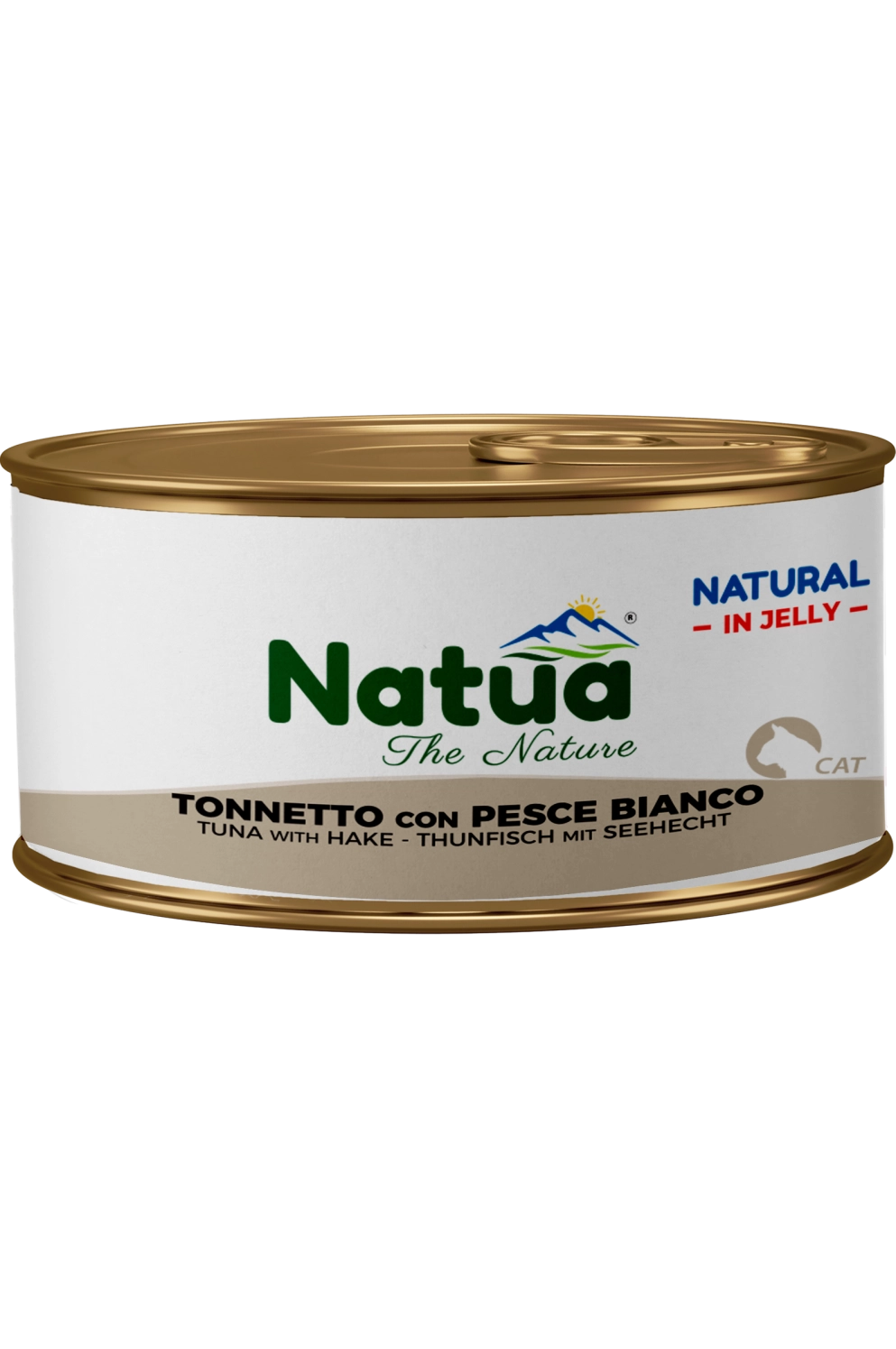 0020 Natua Natural in jelly cat (Thon et Poissons Blanc 85g) Cat Jelly Cans Tuna with White Fish