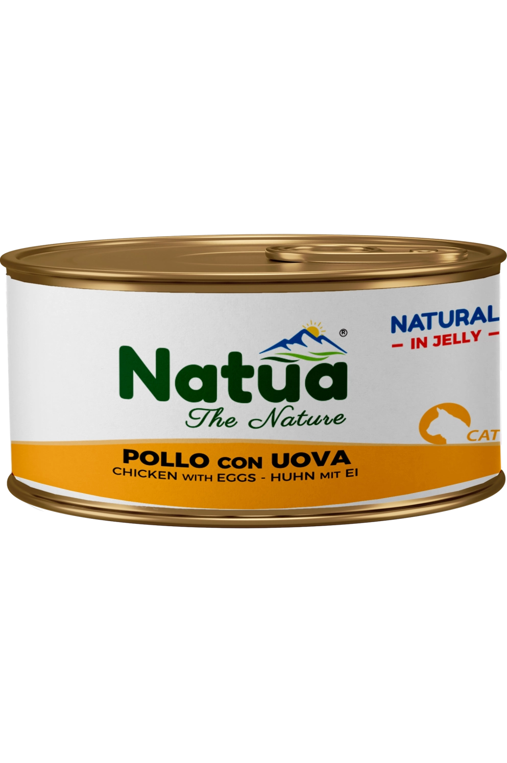 0304 Natua Natural in jelly cat (Poulet à l'Oeuf de Caille 85g) Cat Jelly Cans Chicken with Egg