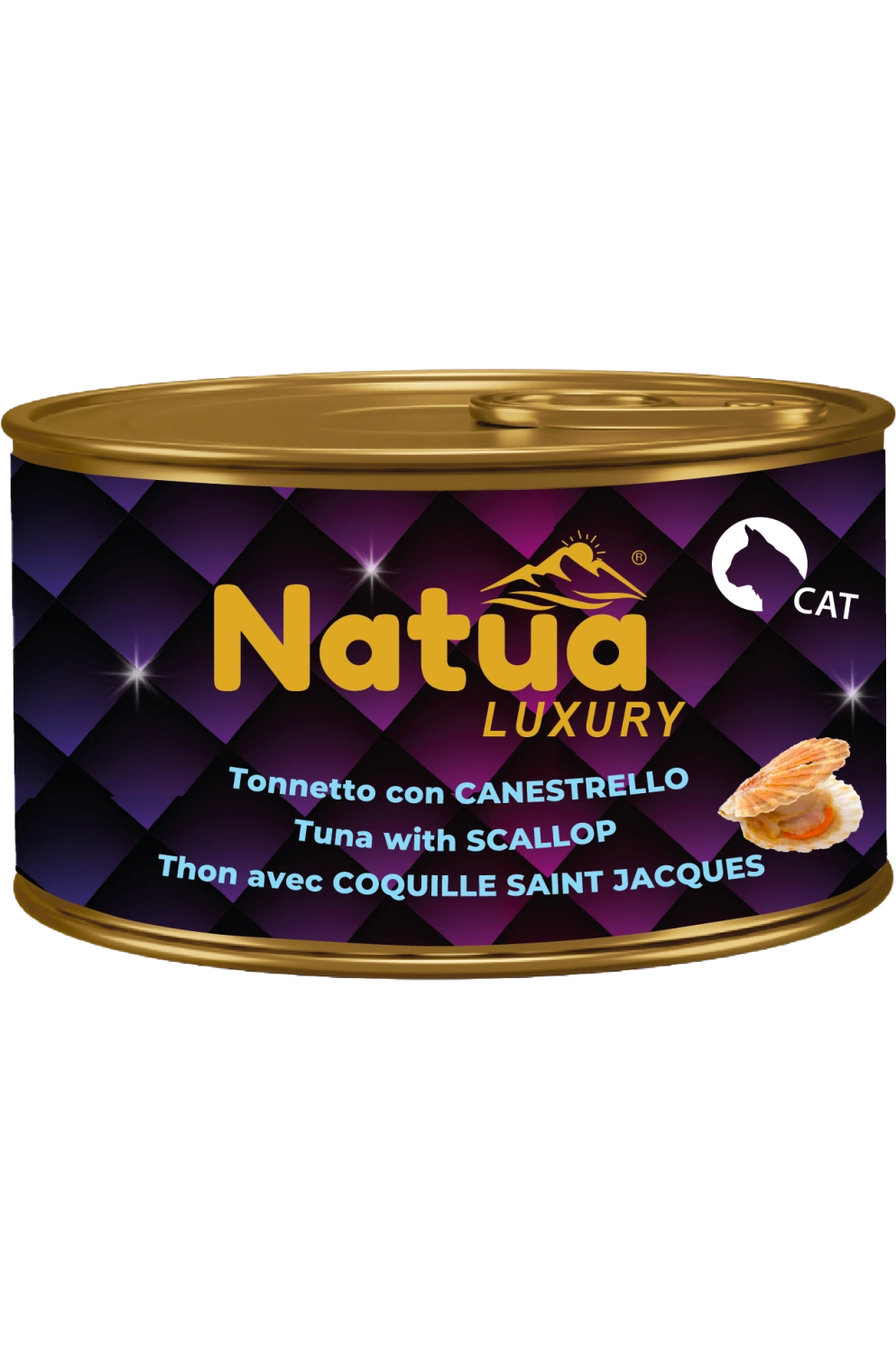 0702 Natua Luxury in jelly cat (Thon et Pétoncles 85g) Cat Jelly Cans Tuna With Scalopp