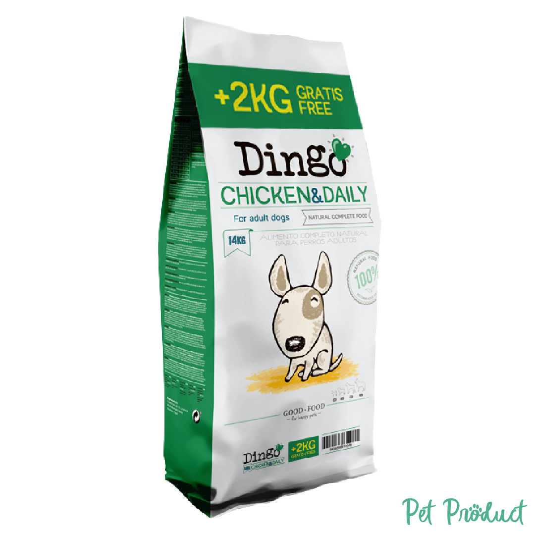 DINGO Dog Adult Daily Chicken (12kg + 2kg offerts)