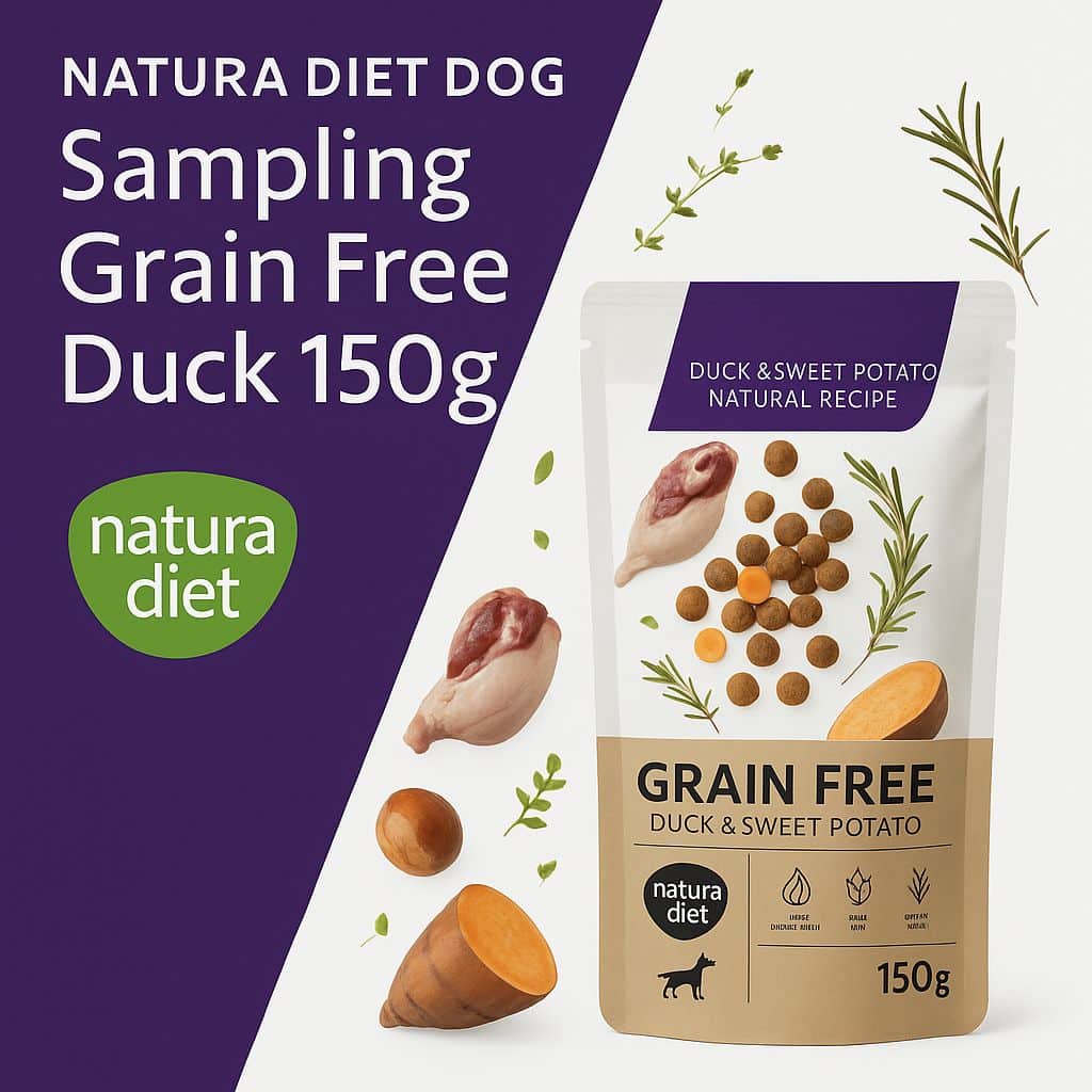 Natura Diet Dog Grain Free Duck & Sweet Potato (Échantillon 150g)
